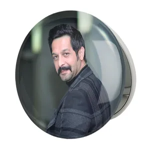 آینه جیبی خندالو طرح کامران تفتی مدل تاشو کد 6329 