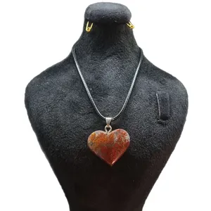 گردنبند مدل  عقیق شجر طرح قلب کد B17