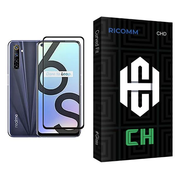 محافظ صفحه نمایش ریکام مدل CH Glass MIX001 مناسب برای گوشی موبایل ریلمی 6S