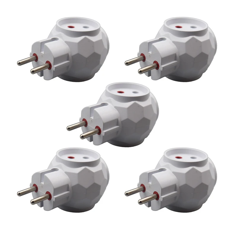 سه راهی برق مدل توپی بسته 5 عددی