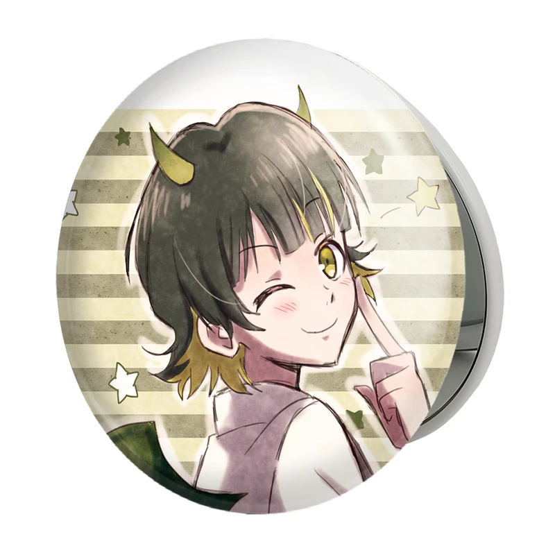 آینه جیبی خندالو طرح مگورو انیمه بلو لاک Blue Lock مدل تاشو کد 24393 