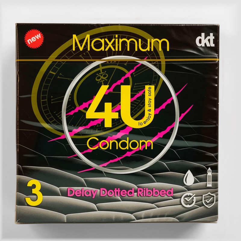  کاندوم فور یو مدل Maximum بسته 3 عددی