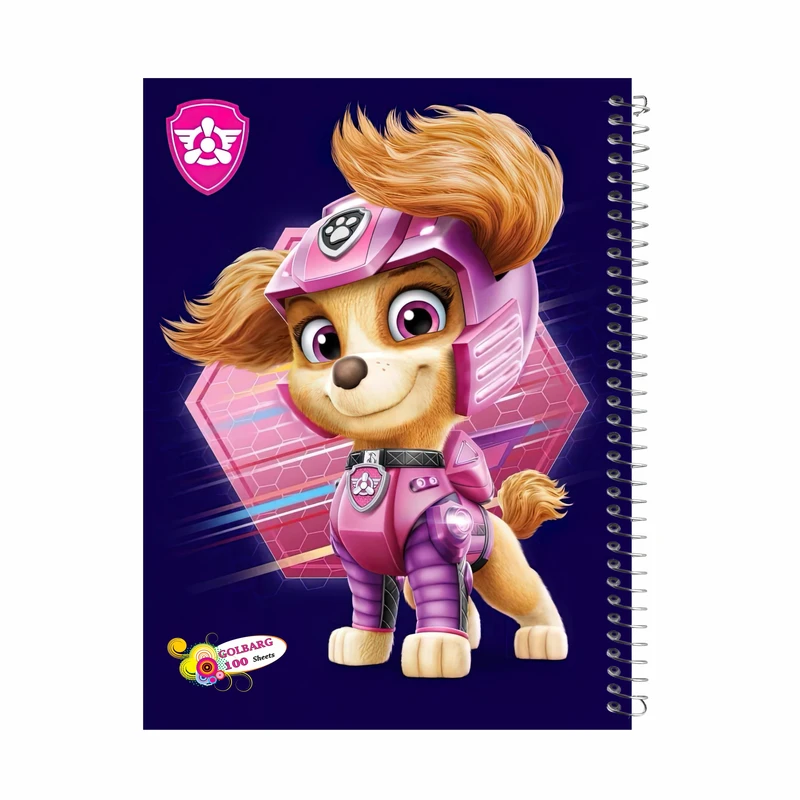 دفتر مشق 100 برگ گلبرگ طرح سگ نگهبان کد 9110