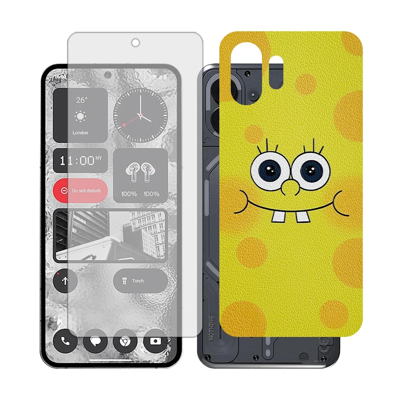 محافظ صفحه نمایش مات گلس مدل Together مناسب برای گوشی موبایل ناتینگ Phone 2 به همراه برچسب پوششی پشت گوشی