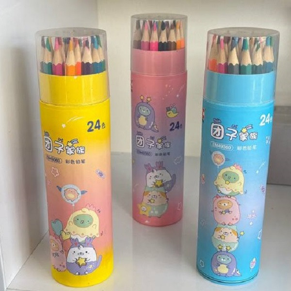 مداد رنگی 24 رنگ تونزی مدل لوله ای