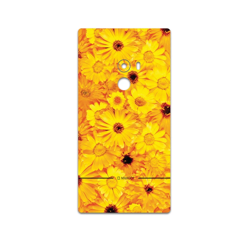 برچسب پوششی ماهوت مدل Yellow-Flower مناسب برای گوشی موبایل شیائومی Mi Mix