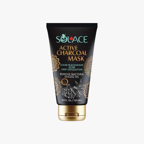 ماسک صورت سولس مدل زغال فعال مناسب برای انواع پوست حجم 150 میلی لیتر