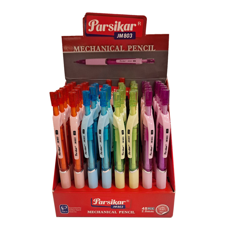 مداد نوکی 2 میلیمتری پارسیکار مدل JM803 بسته 48 عددی