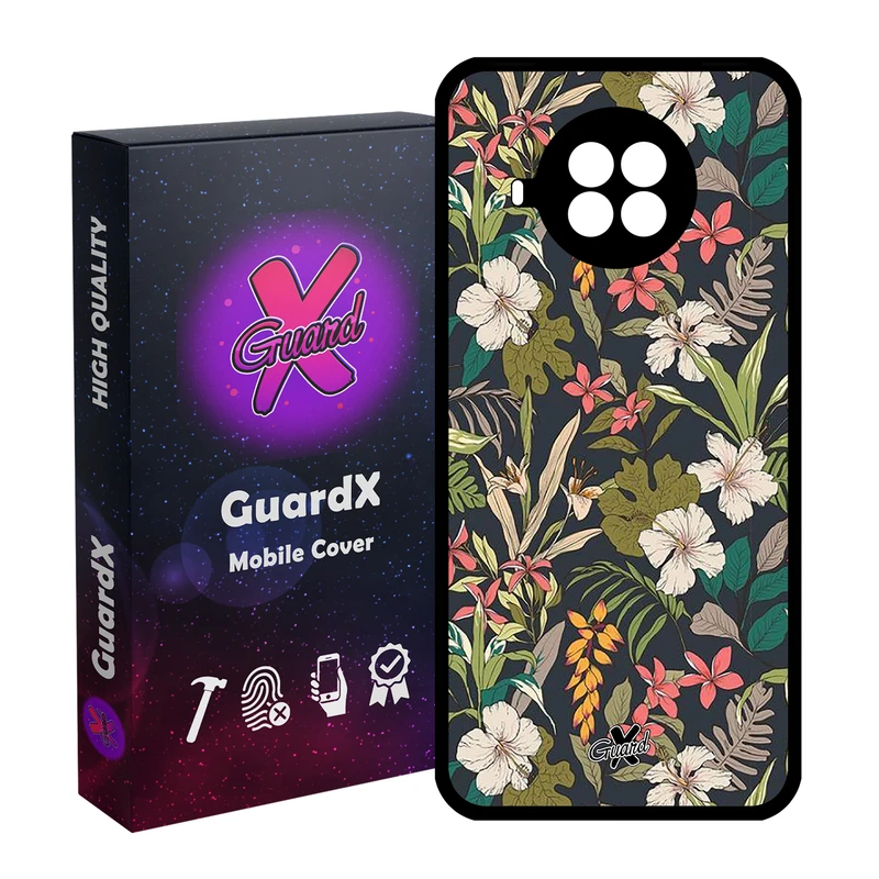 کاور گارد ایکس طرح گل مدل Glass10222 مناسب برای گوشی موبایل شیائومی Mi 10T Lite / Mi 10I / Redmi Note 9 Pro 5G