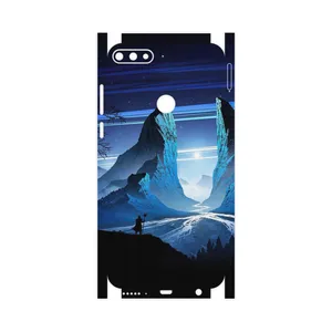 MAHOOT Blue Mountains Digital Art-FullSkin Cover Sticker for Huawei Y7 Prime 2018