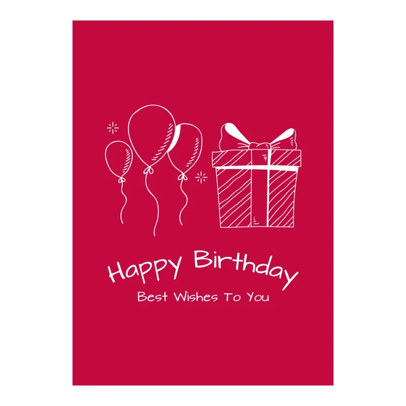 کارت پستال مدل happy birthday کد 06