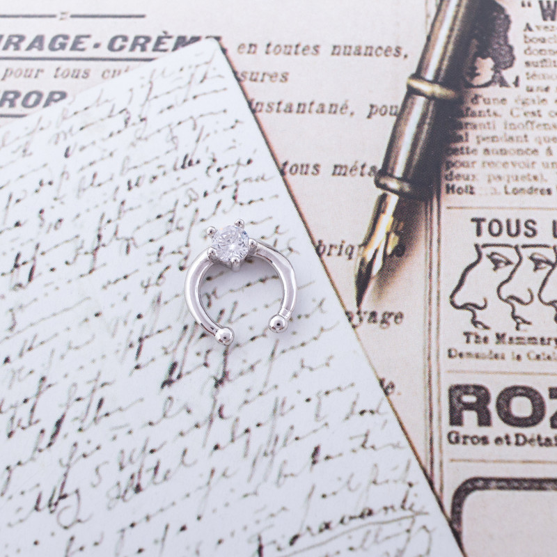 پیرسینگ نقره زنانه مدل AVN_P010