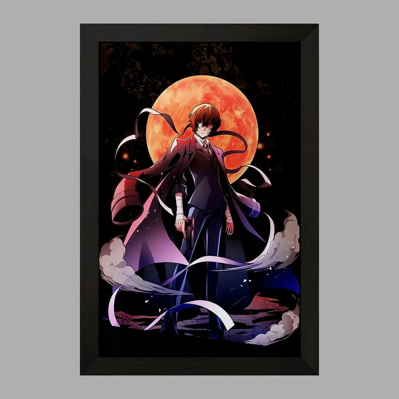 تابلو خندالو مدل دازای سان انیمه سگ های ولگرد بانگو  کد 15671