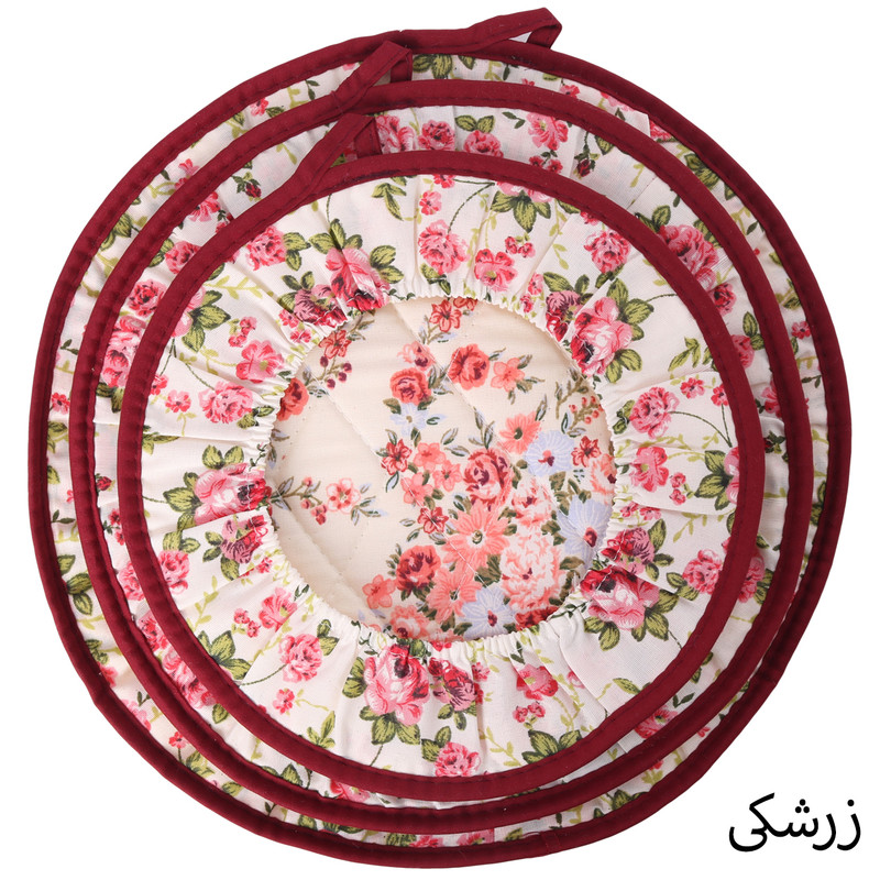 ست دم‌کنی 3 تکه طرح گل کد 104459