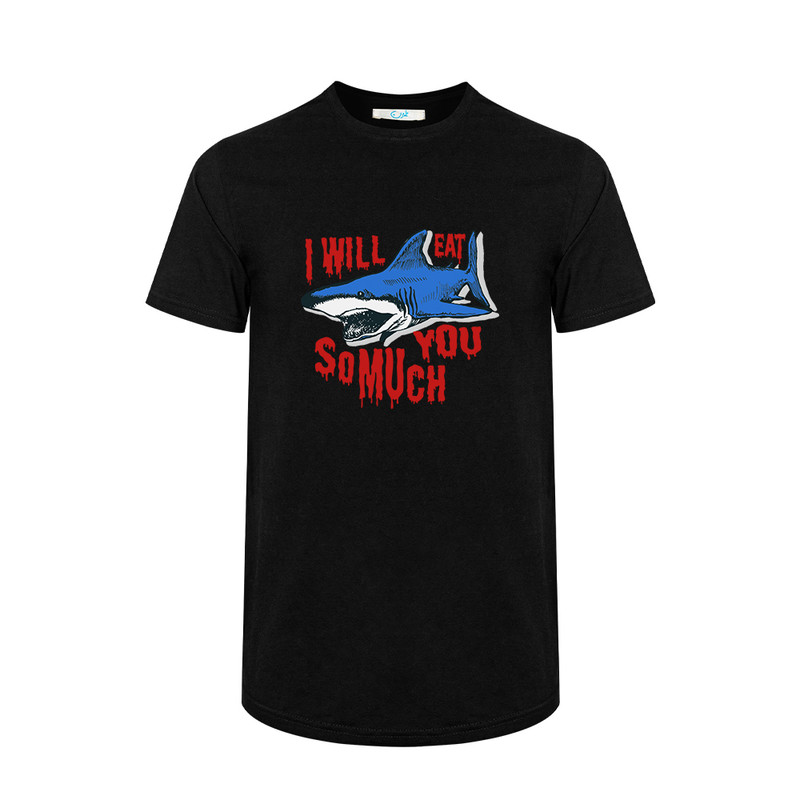تی شرت آستین کوتاه زنانه مدل کوسه کد shark0003