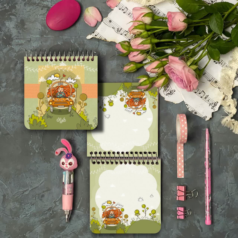 بسته لوازم تحریر دایان مدل آنجل کد 2 بسته ۴ عددی