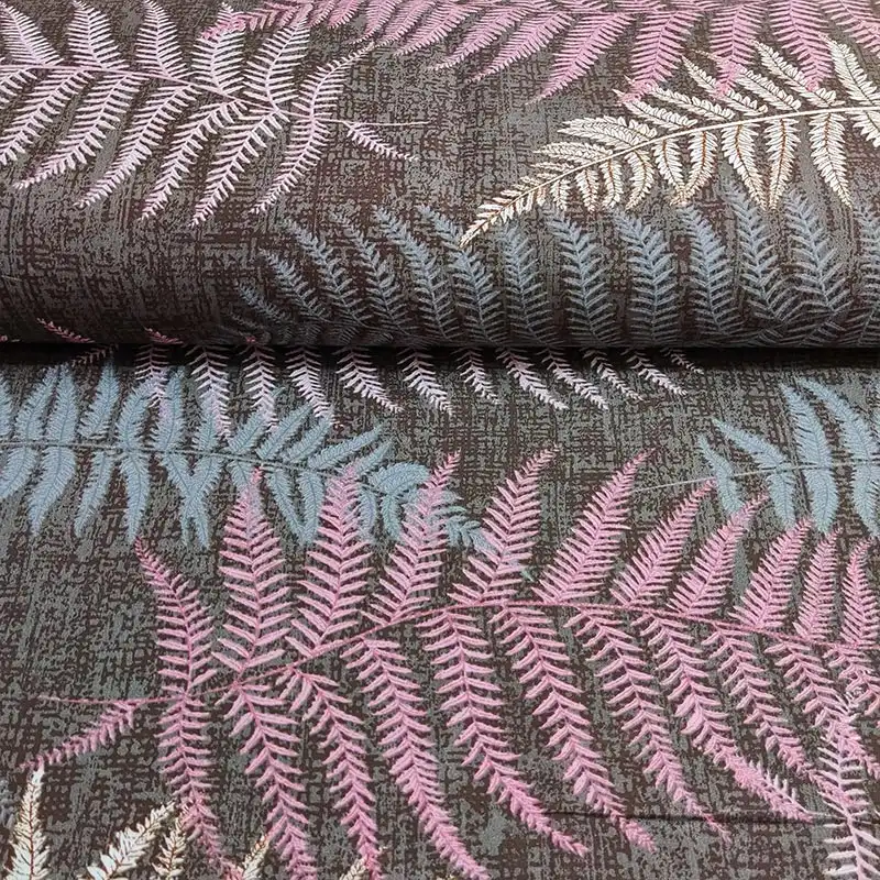 پارچه ملحفه طرح سرخس کد 125