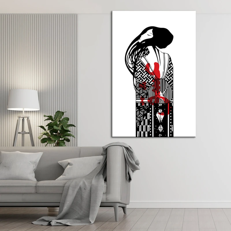 تابلو شاسی طرح عاشقانه دخترانه مدل H35