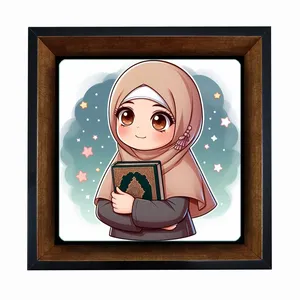 تابلو کاشی مبین ایده طرح دخترانه رمضان کد   X27  -  m1217

