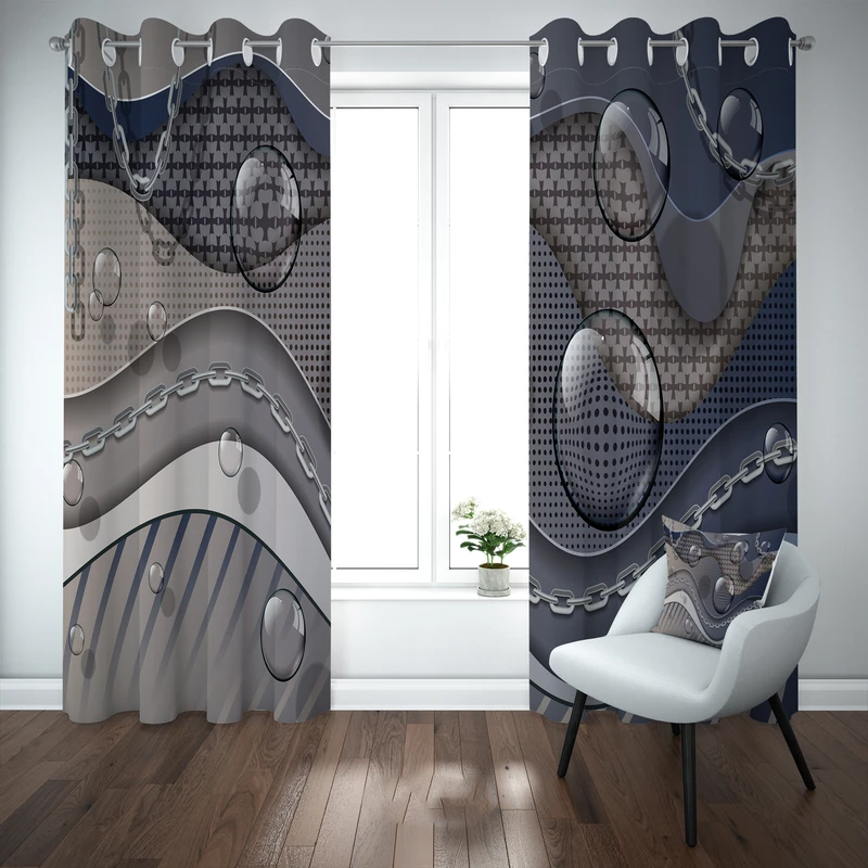 پرده مدل b2583 سایز 140×280 سانتی متر