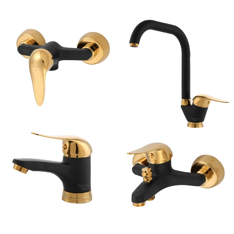 ست شیرآلات ترنم مدل ارکیدهMT2 مجموعه 4 عددی 