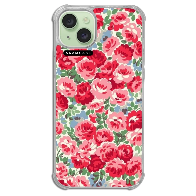 کاور آکام مدل AMCWTA15PLUS-FLOWERS17 مناسب برای گوشی موبایل اپل iPhone 15 Plus