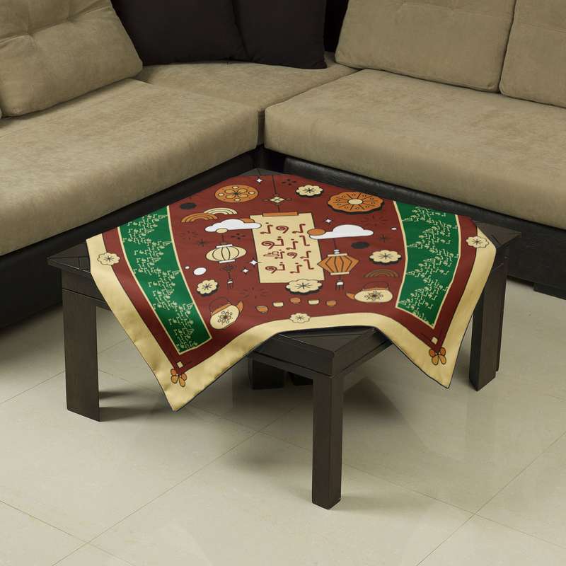 رومیزی شمسه نگار مدل DTr657