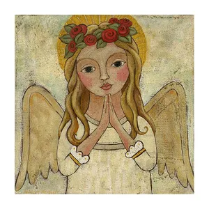 کاشی مدل لوحی طرح فرشته کد 175