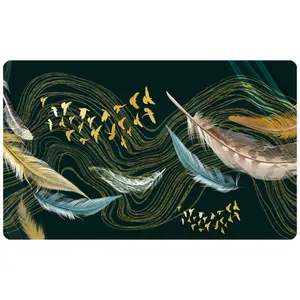 پادری مدل گل مدرن  509m46 سایز 46x76 سانتی متر