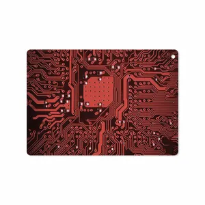 MAHOOT Red Printed Circuit Board Cover Sticker for Apple iPad 9.7 GEN 5 2017 A1822