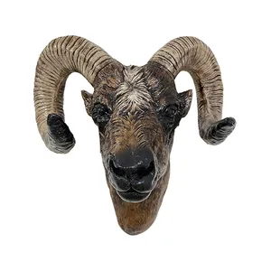 مجسمه مدل دیواری طرح سر قوچ کد 170