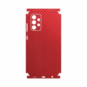 MAHOOT Red-Fiber-FullSkin Cover Sticker for Samsung Galaxy A52s 5G