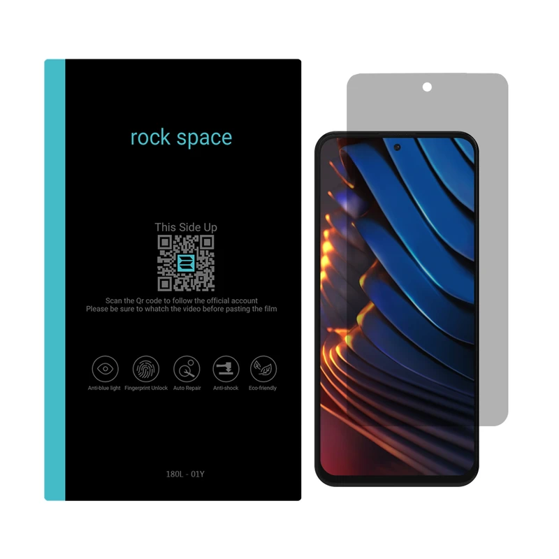 محافظ صفحه نمایش حریم شخصی راک اسپیس مدل HyPRV مناسب برای گوشی موبایل شیائومی Poco X3 GT