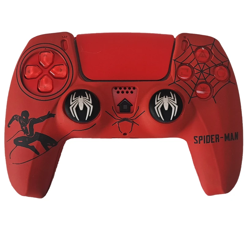 محافظ دسته بازی پلی استیشن 5 مدل Spiderman PS5439 به همراه روکش آنالوگ