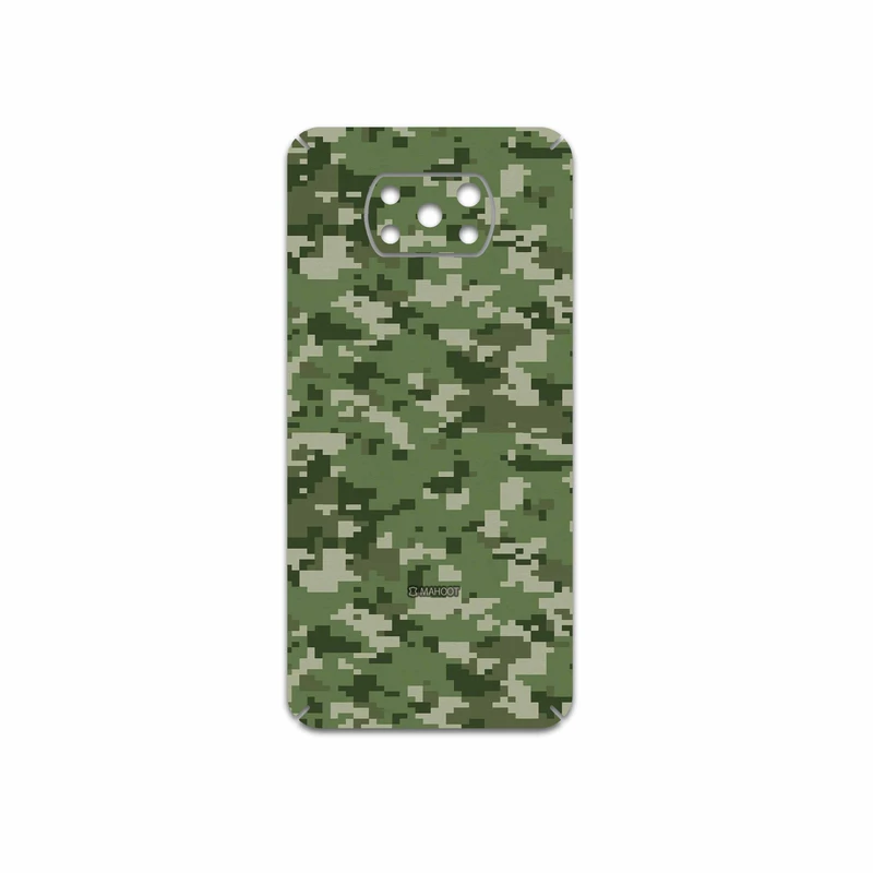 برچسب پوششی ماهوت مدل Army-Green-Pixel مناسب برای گوشی موبایل شیائومی Poco X3 Pro