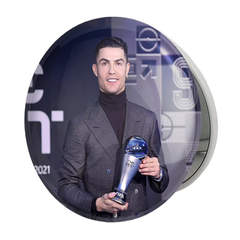 آینه جیبی خندالو طرح کریستیانو رونالدو مدل تاشو کد 13925 