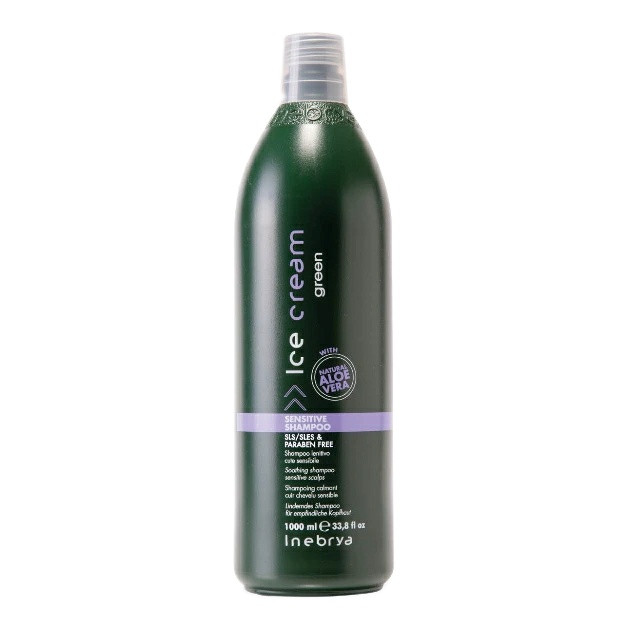 شامپو تقویت کننده و ترمیم کننده مو آیس کریم مدل Aloe Vera حجم 1000 میلی لیتر