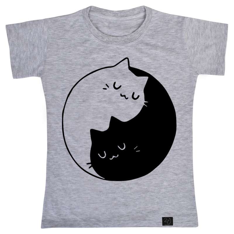 تی شرت دخترانه 27 مدل Black&white cats کد G67