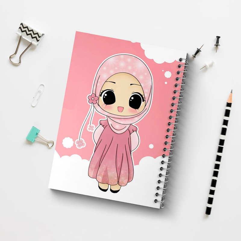 دفتر نقاشی 50 برگ خندالو مدل دخترانه کد 26024