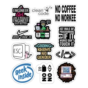 استیکر لپ تاپ توییجین و موییجین طرح برنامه نویسی کد 41 مجموعه 12 عددی