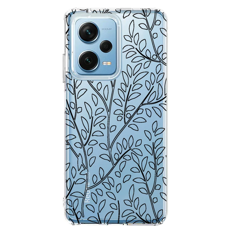 کاور مگافون طرح برگ مدل C45-B مناسب برای گوشی موبایل شیائومی Poco X5 Pro  