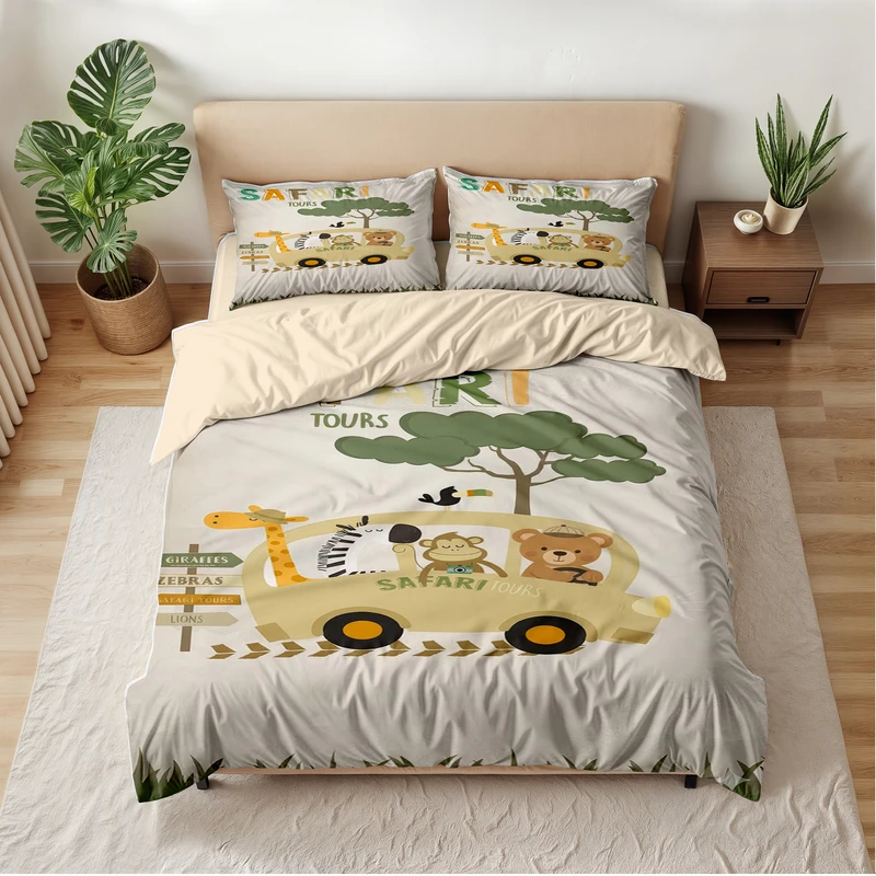 سرویس خواب 1 نفر 5 تکه مدل سافاری safari136