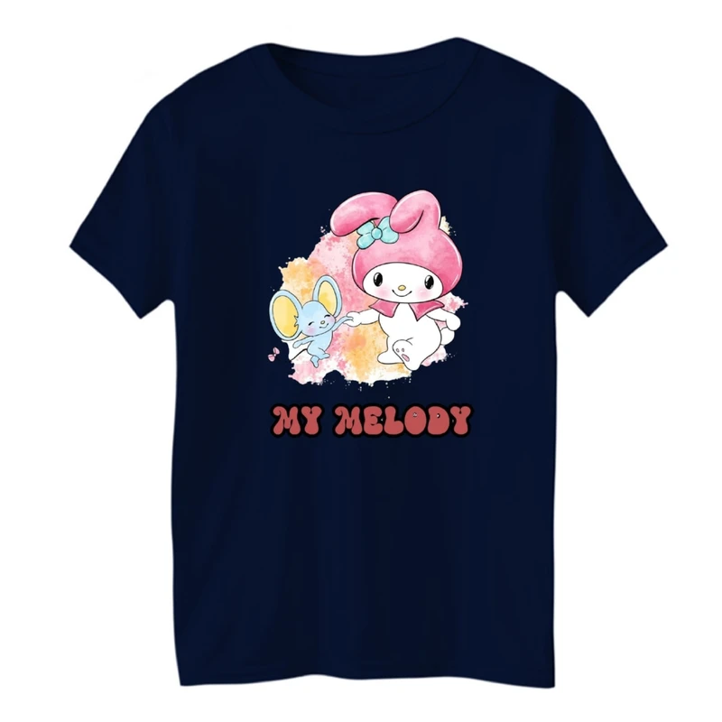 تی شرت آستین کوتاه بچگانه مدل ملودی و موش