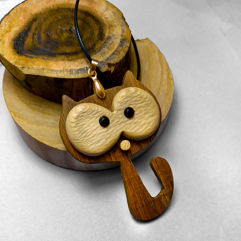 گردنبند دخترانه مدل گربه فانتزی