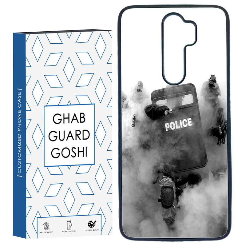 کاور قاب گارد گوشی طرح police کد TPU-136 مناسب برای گوشی موبایل شیائومی Redmi Note 8 PRO