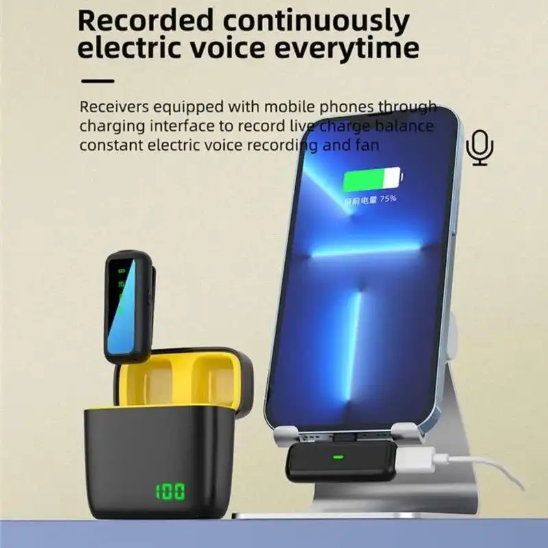 میکروفن یقه ای بی سیم مدل answer SX5 lightning