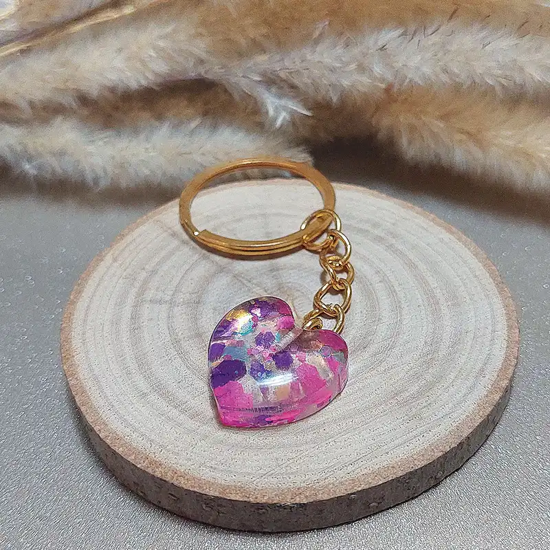 جاکلیدی رزینی مدل قلب کد KH05