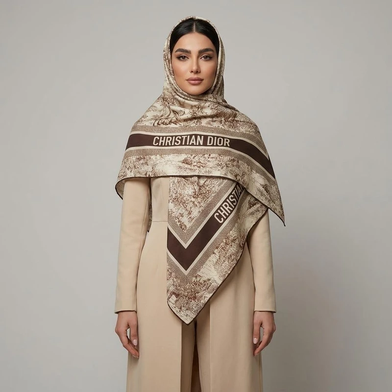 روسری زنانه مدل نخی کد 1020202 