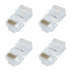 کانکتور شبکه cat5 مدل RJ45 بسته 4 عددی