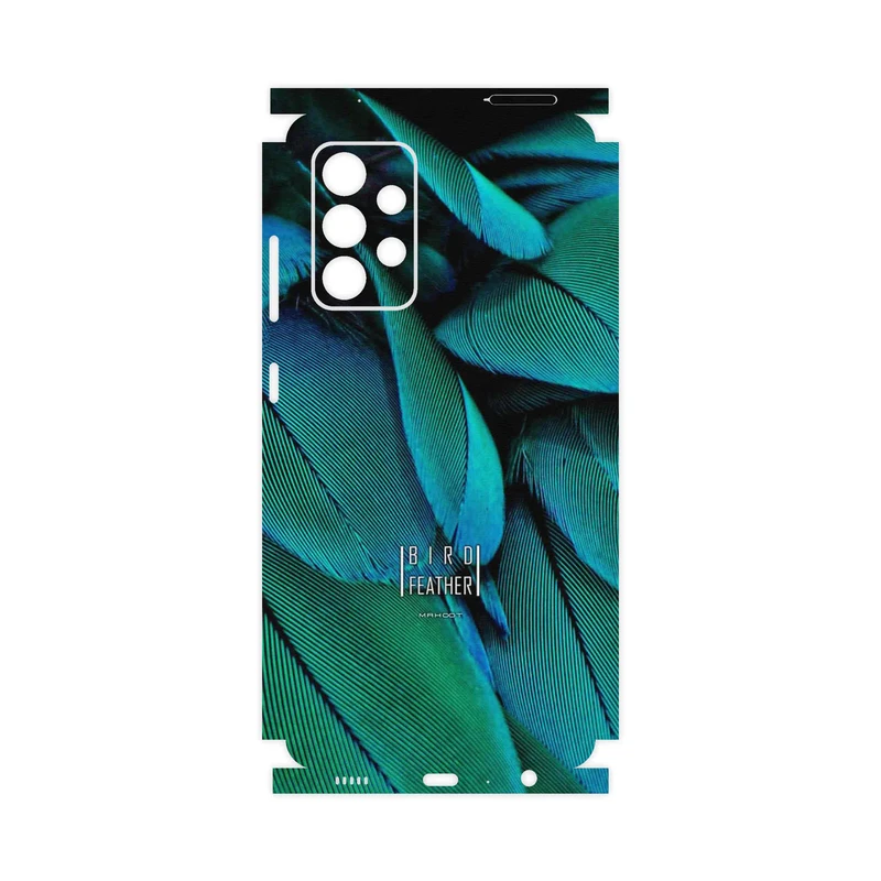 برچسب پوششی ماهوت مدل Green Feather-FullSkin مناسب برای گوشی موبایل سامسونگ Galaxy A52s 5G